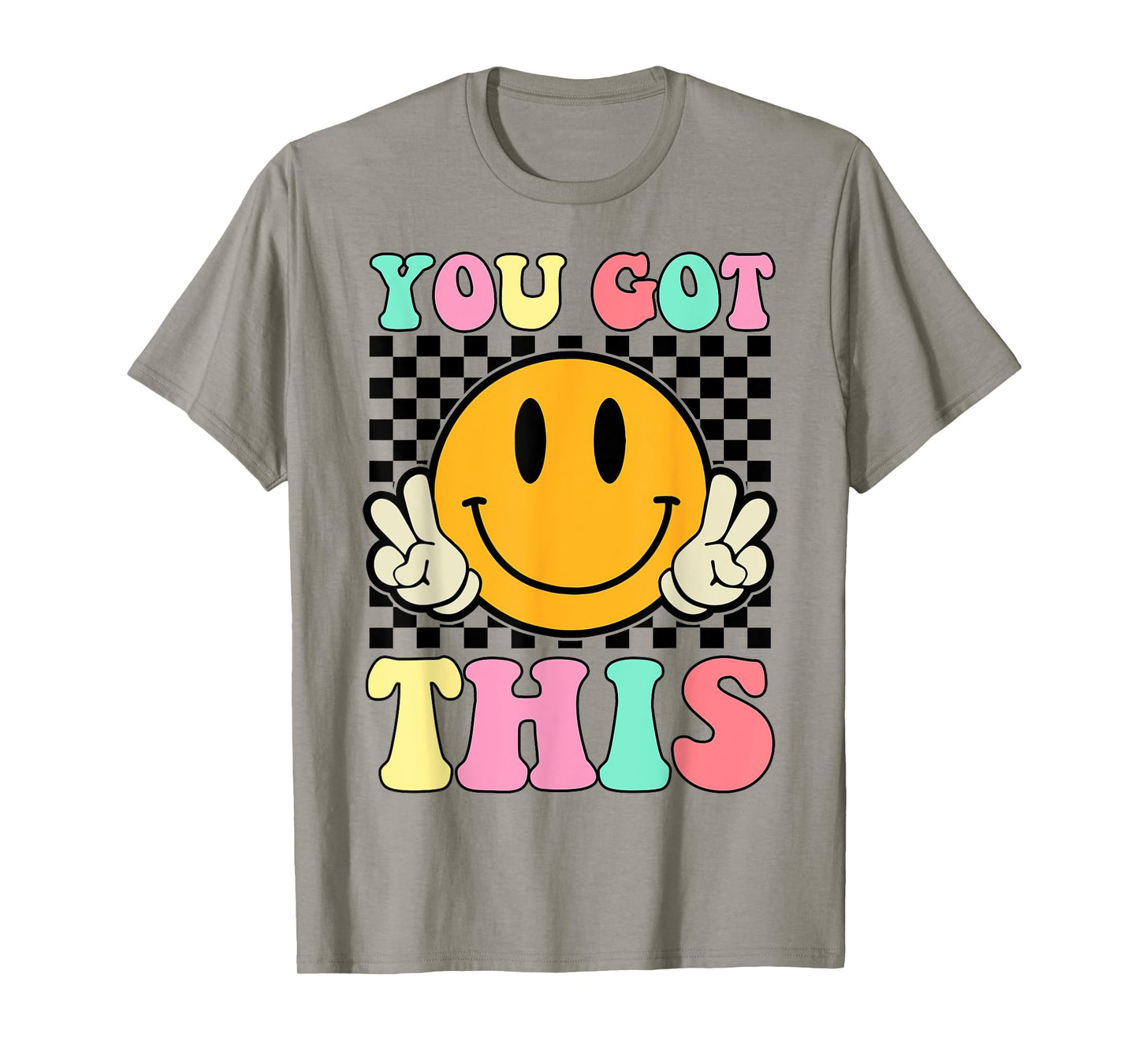 You Got This Retro Smile Motivational Testing Day Teacher T-Shirt