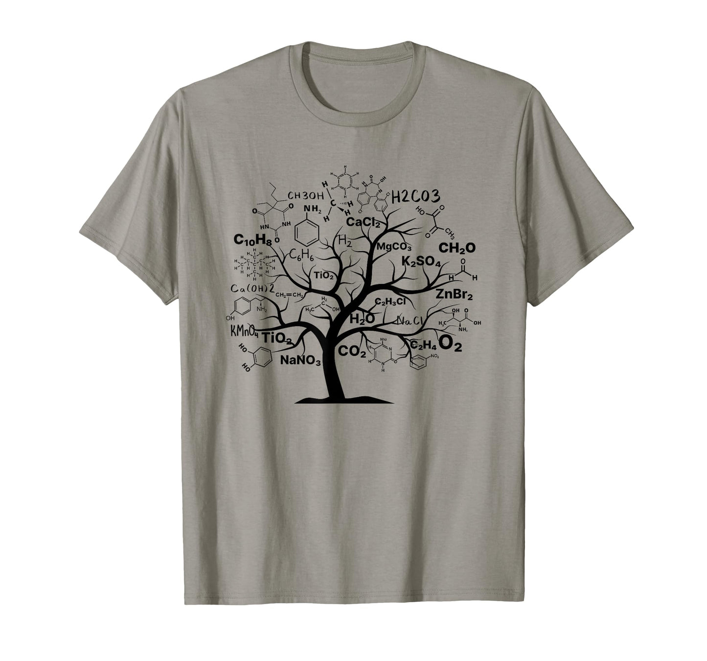 Funny Chemical Tree. Where Chemistry Meets Nature T-Shirt