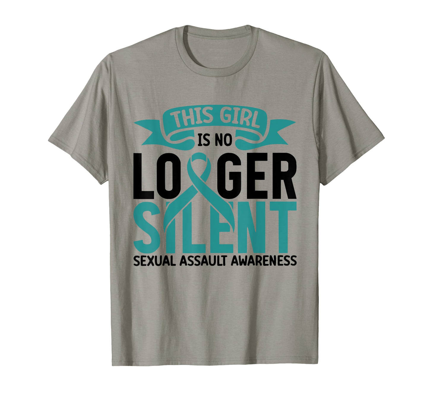 This Girl Is No Longer Silent Sexual Assault Awareness Month T-Shirt
