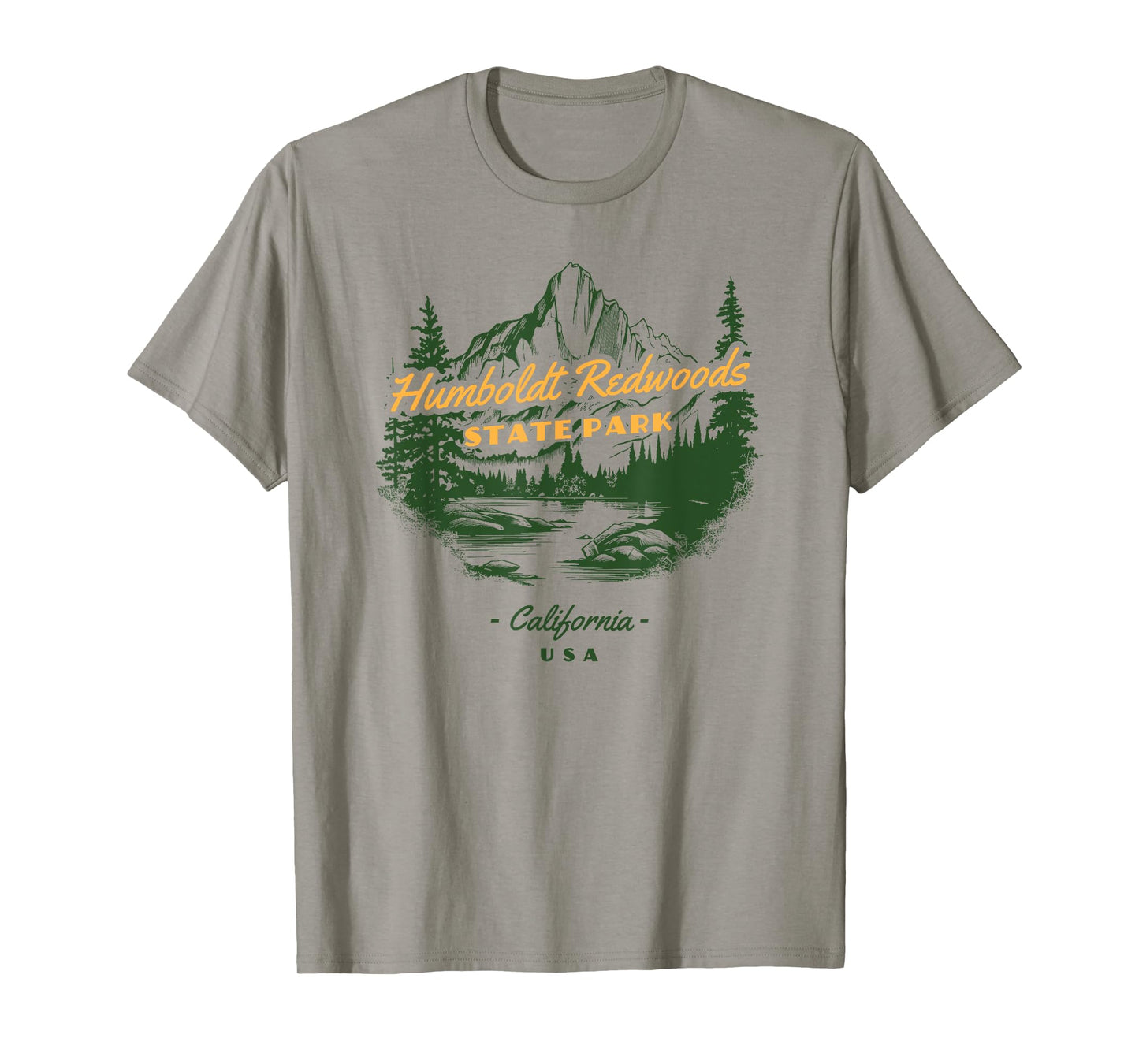 Humboldt Redwoods State Park California Retro Vintage T-Shirt