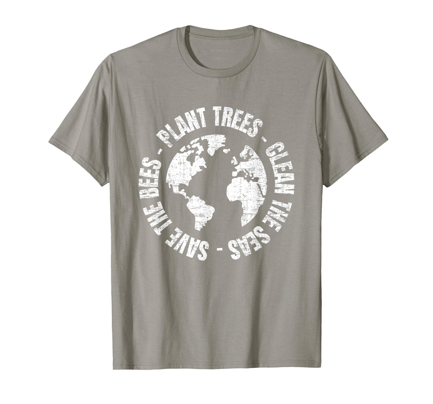 Earth Day Save Bees Plant Trees Clean Seas Environmentalist T-Shirt