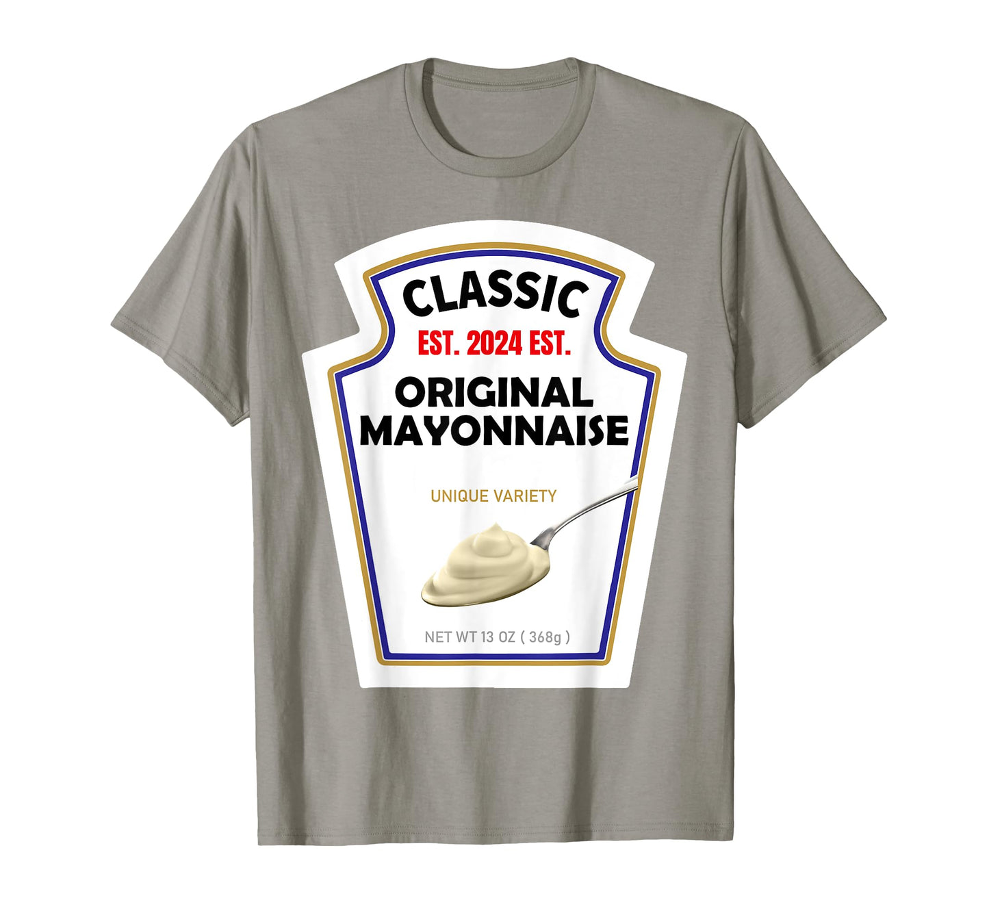 White Mayonnaise DIY Halloween Costume Couples & Group Mayo T-Shirt