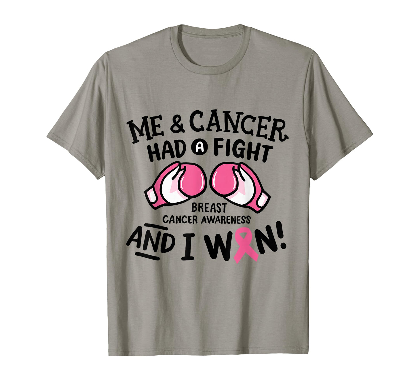 Breast Cancer Awareness I Fought Cancer & Won Pink Survivor T-Shirt
