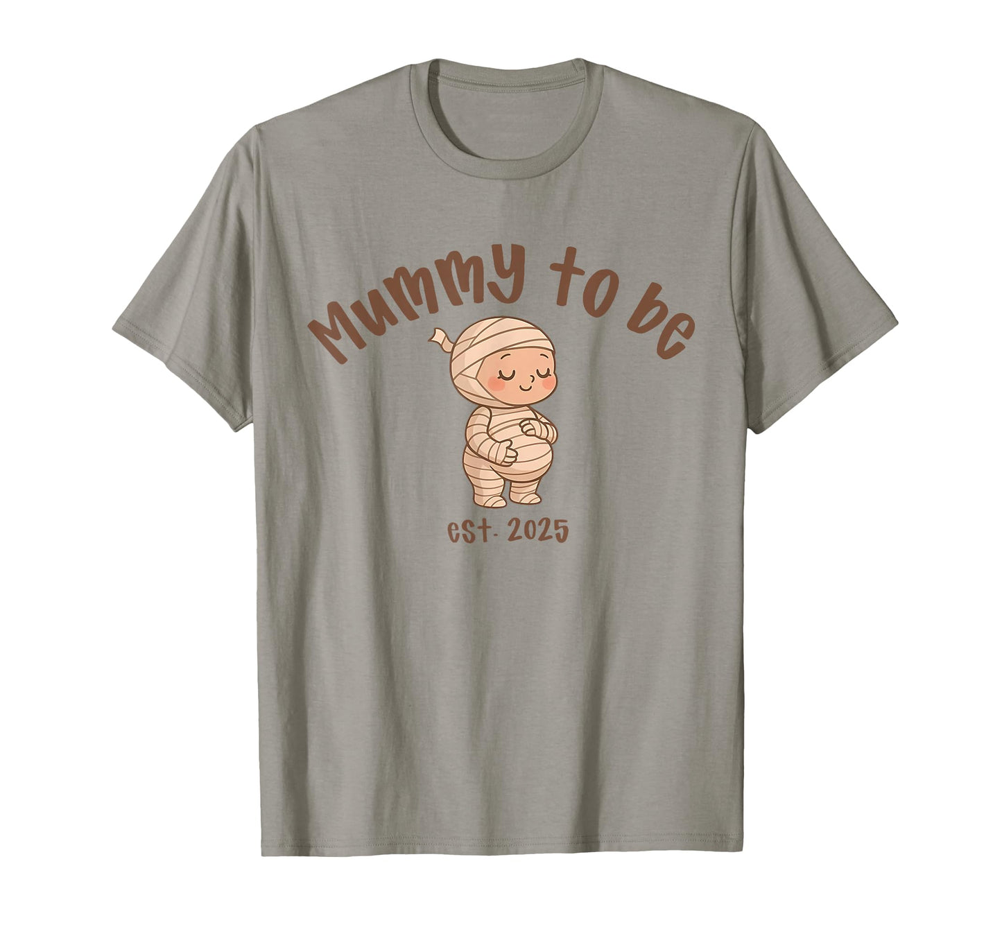 Mummy to Be est. 2025 Cute Pregnancy Halloween Outfit Women T-Shirt