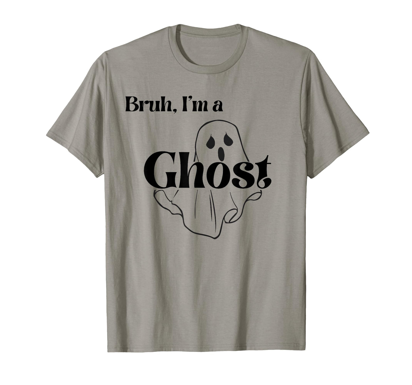 Bruh Iβm A Ghost Halloween Funny Group Costume Matching T-Shirt