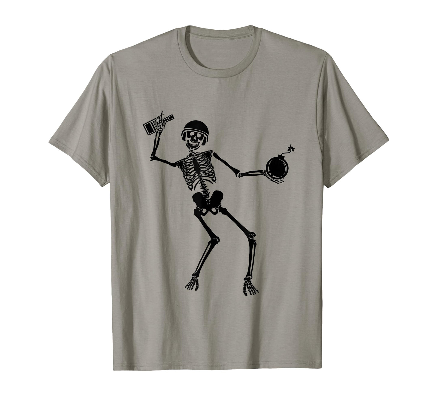 Skeleton EOD Tech Explosive Ordnance Disposal Halloween T-Shirt