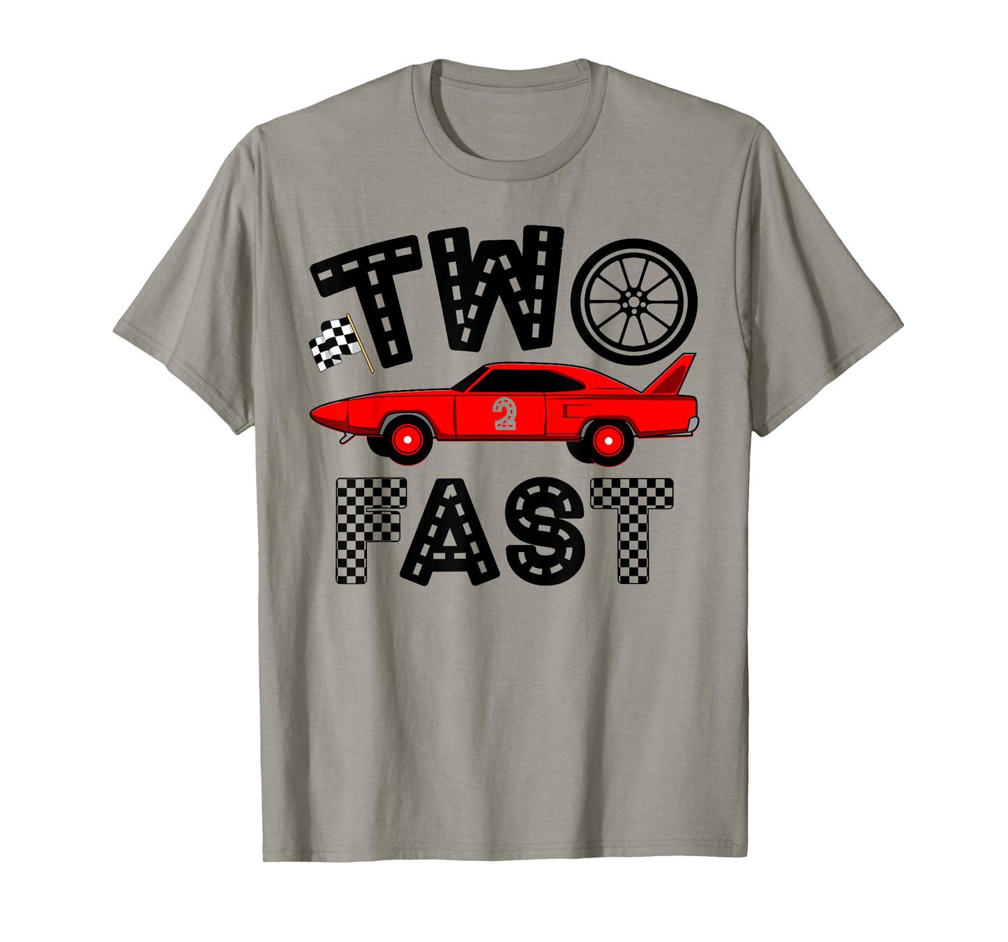 Two Fast 2 Curious Birthday 2 Years Old B-day Funny T-Shirt