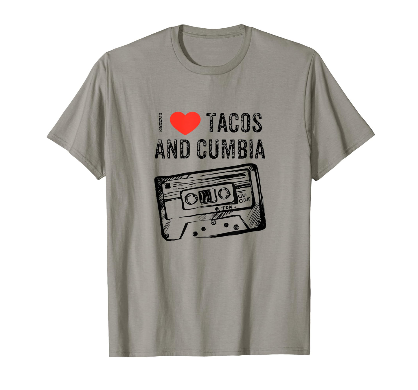 I love Tacos and Cumbia T Shirt Men's Women's Tee T-Shirt
