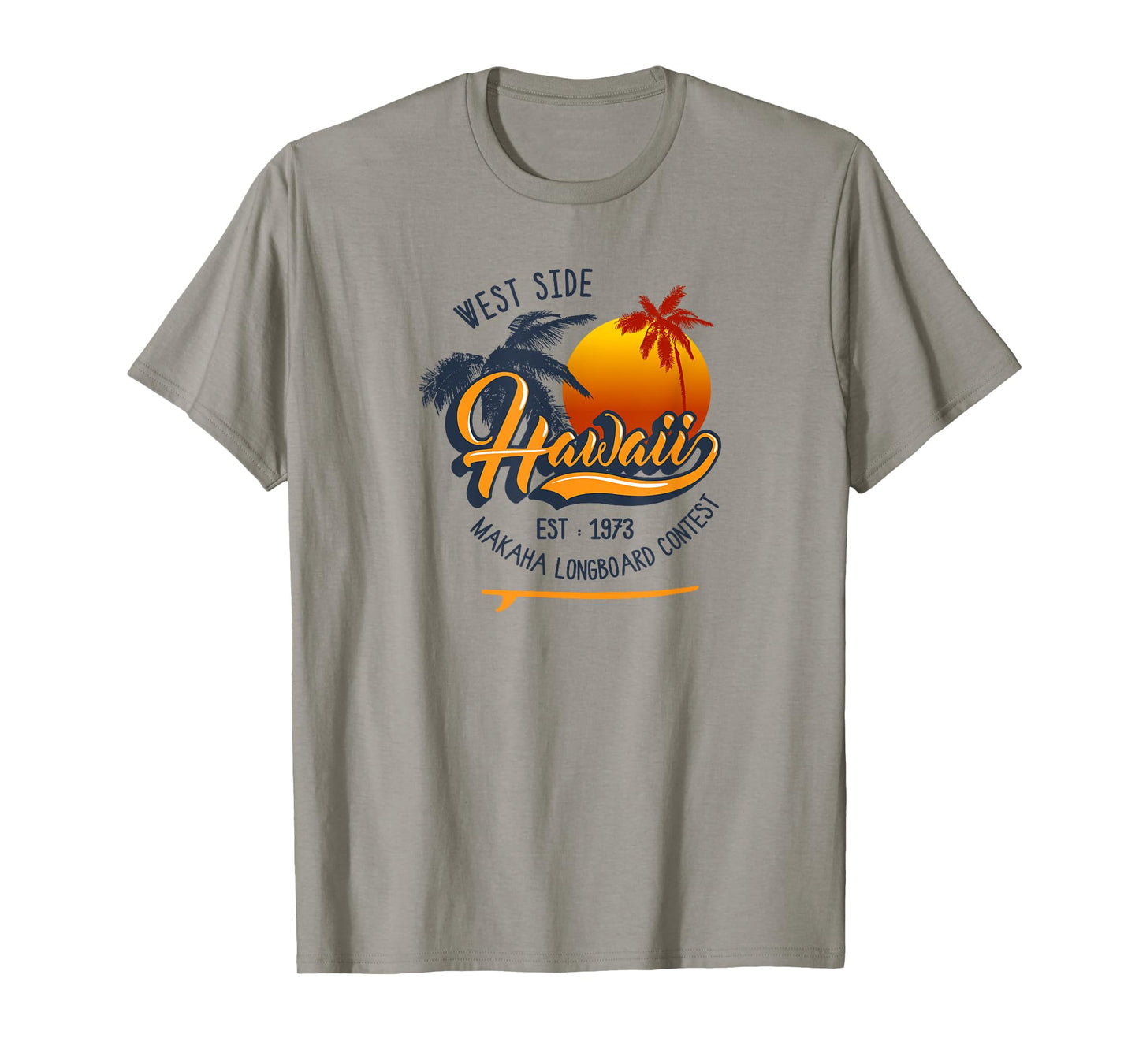 Hawaii Makaha Beach Longboard Contest T-Shirt for Men Women Kids