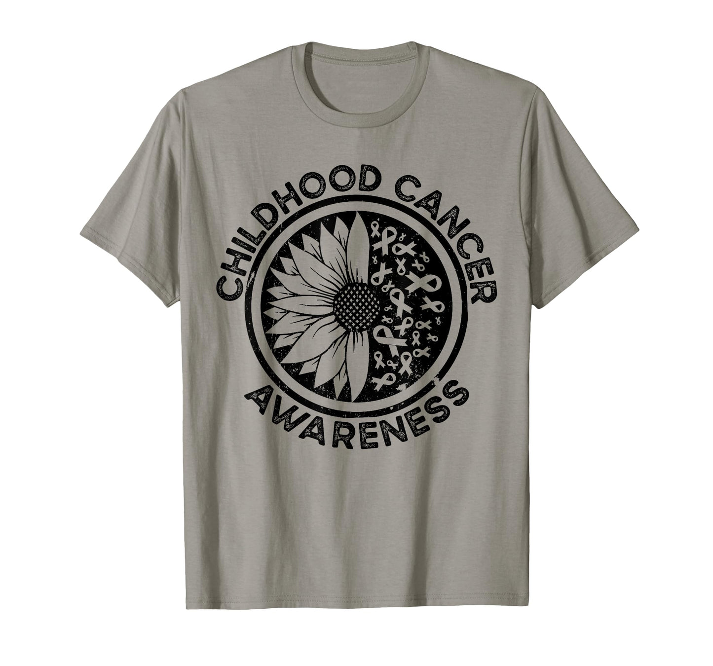 Sunflower Childhood Cancer Awareness T-Shirt