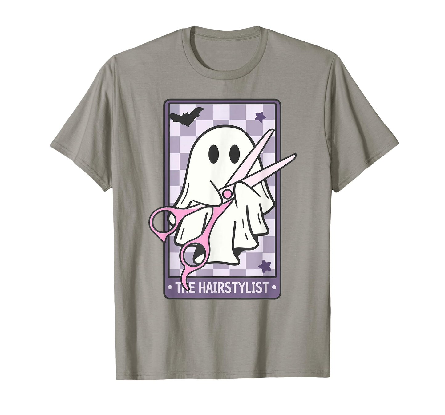 The Hairstylist Tarort Cute Cosmetologist Ghost Halloween T-Shirt