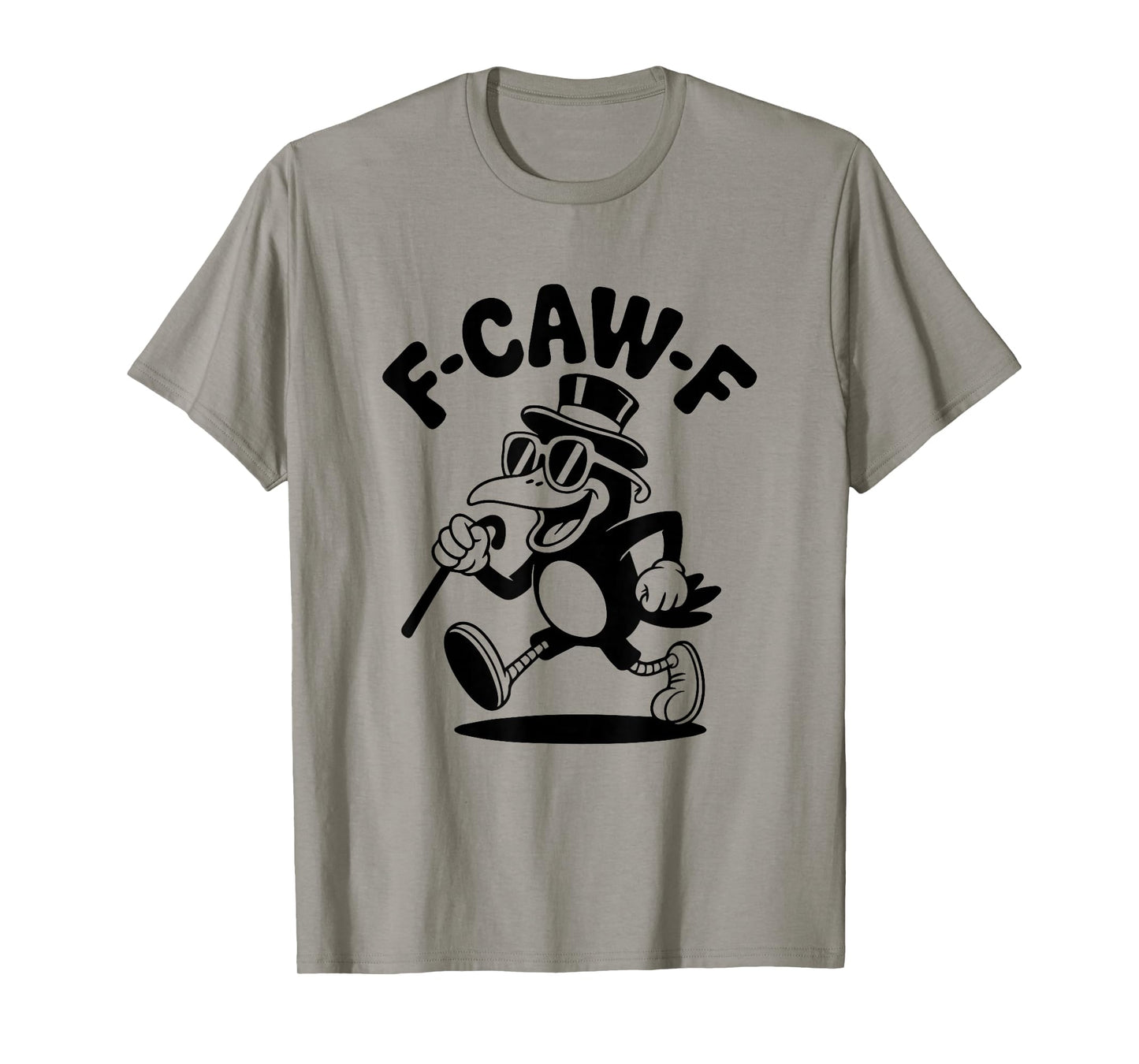 F-Caw-F Funny Crow Retro Bird Humor T-Shirt