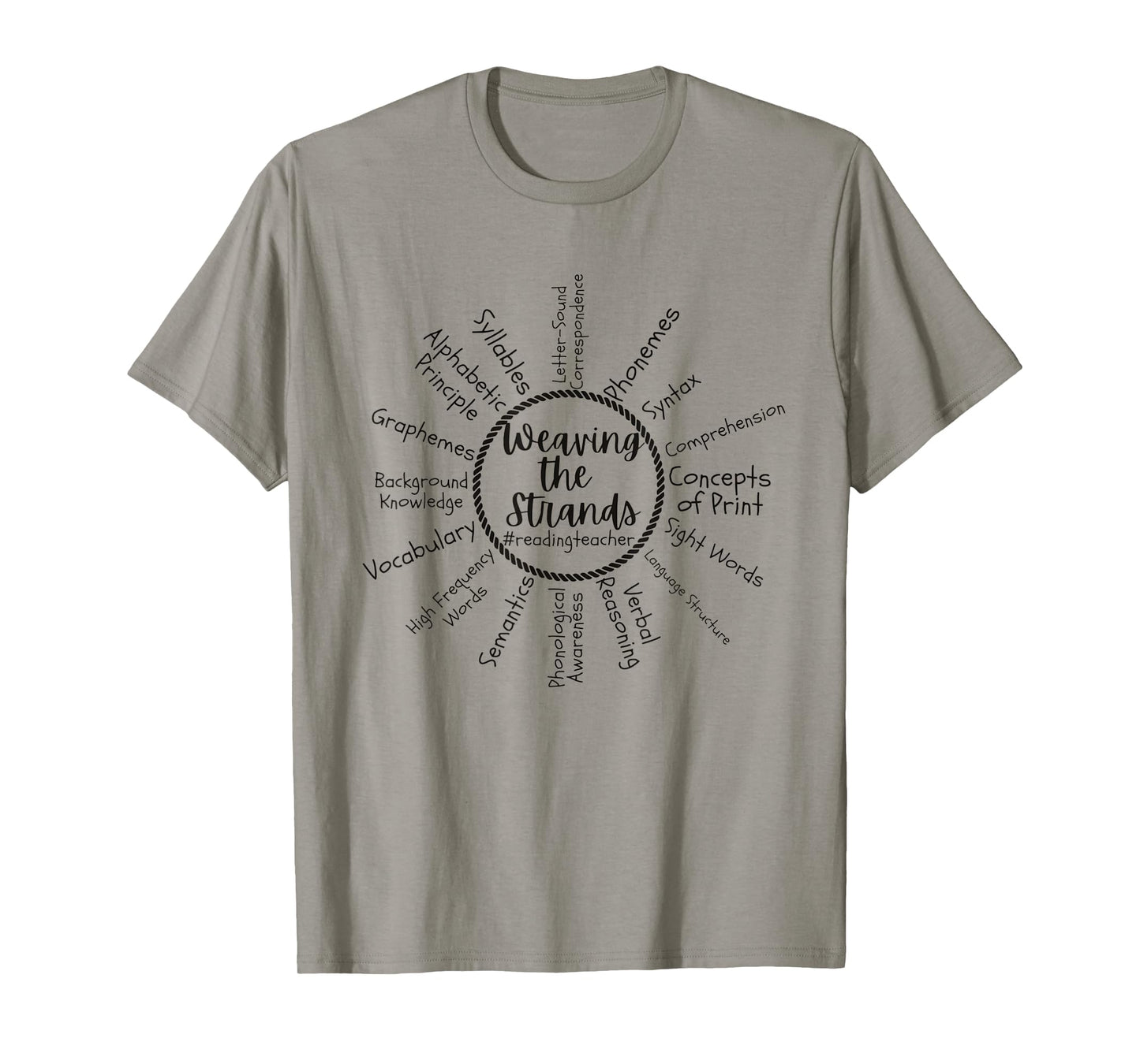 Science of Reading Teacher Phonics Reading Interventionist T-Shirt
