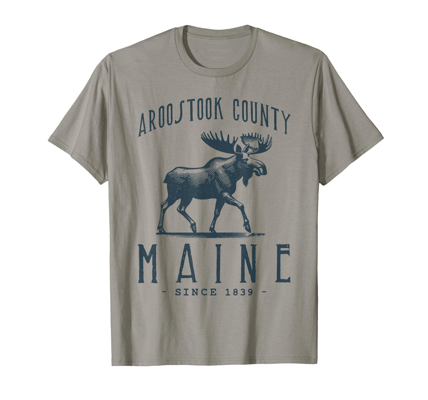 AROOSTOOK COUNTY, MAINE. MOOSE VINTAGE DESIGN T-Shirt