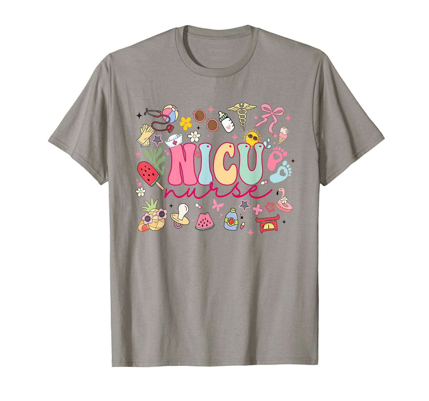NICU Nurse Summer Neonatal Intensive Care Unit Graduation T-Shirt