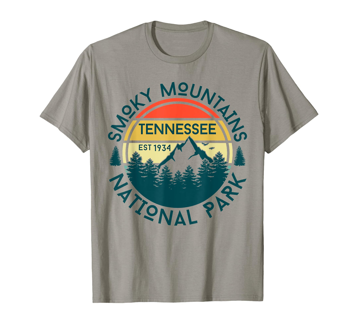 Smoky Mountains Tennessee Nature Hiking Outdoors Girls T-Shirt