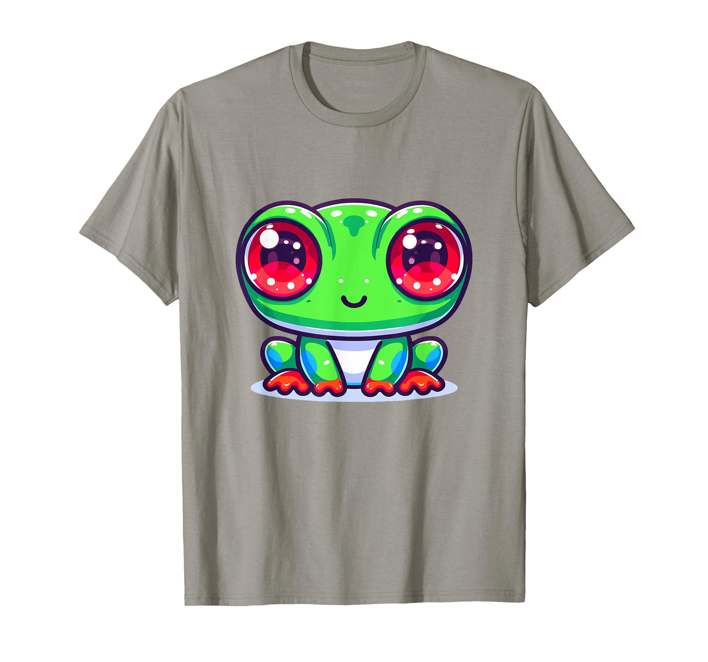 Adorable Cute Japanese Kawaii Chibi Red-eyed Tree Frog T-Shirt