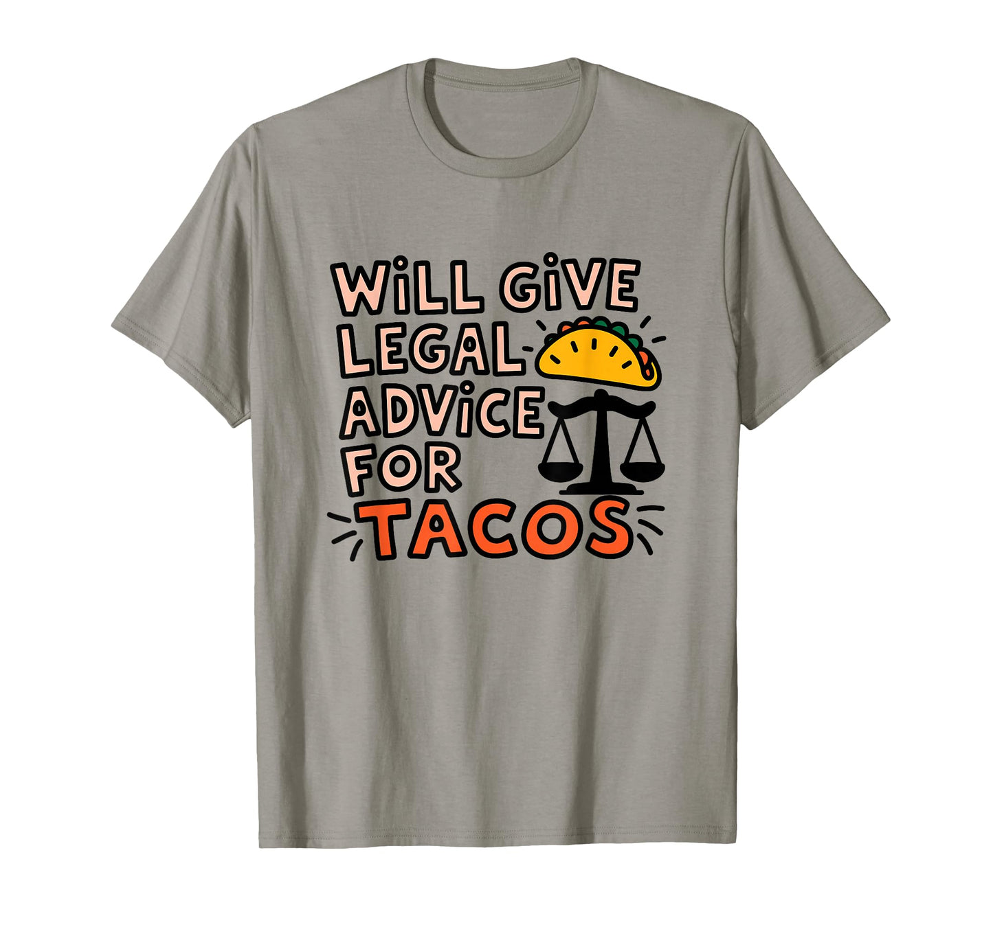 Law Student Taco Meme Humor T-Shirt