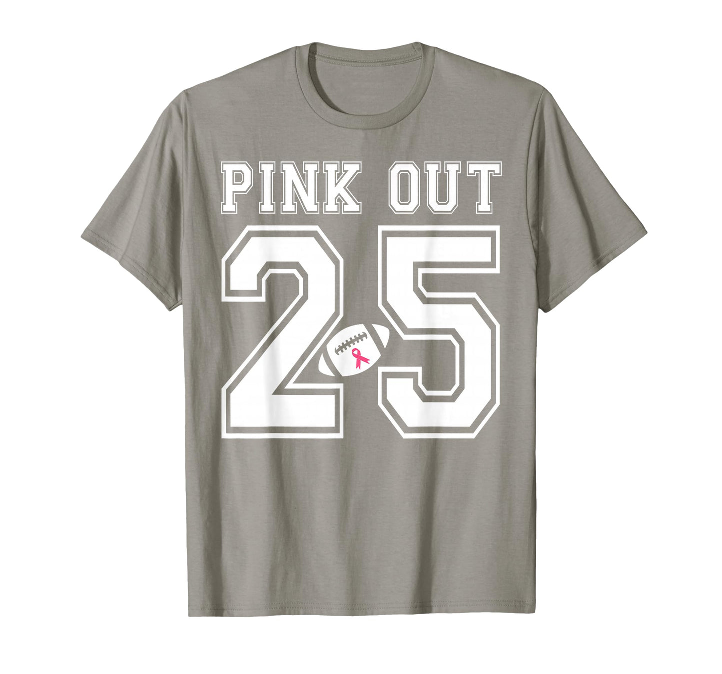 2025 Pink Out Football Team Breast Cancer Awareness Month T-Shirt