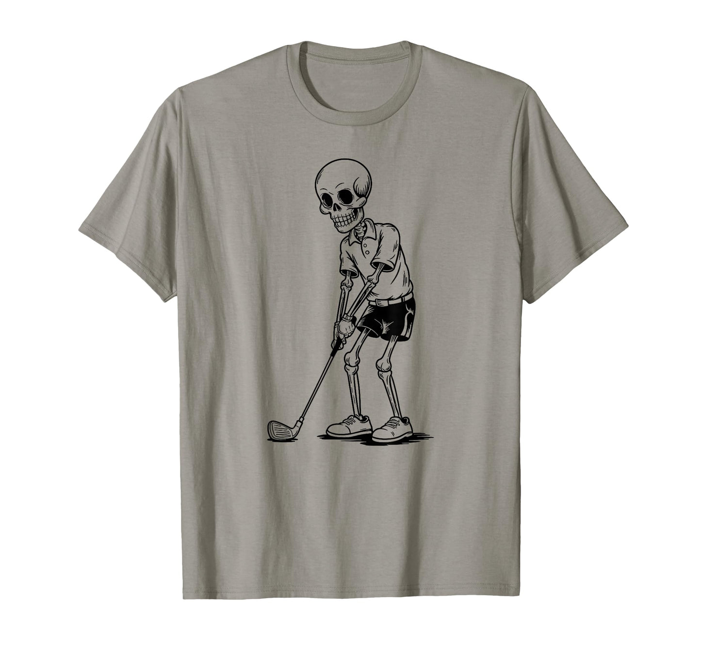 Funny Skeleton Golfer Design for Retired Golf Lovers T-Shirt