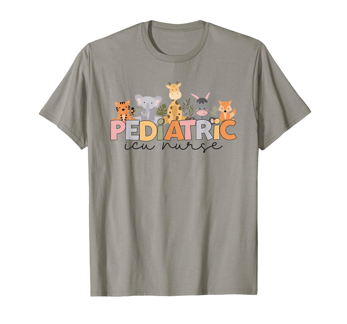 Pediatric ICU Nurse PICU Nurse Animals Nurse appreciation T-Shirt