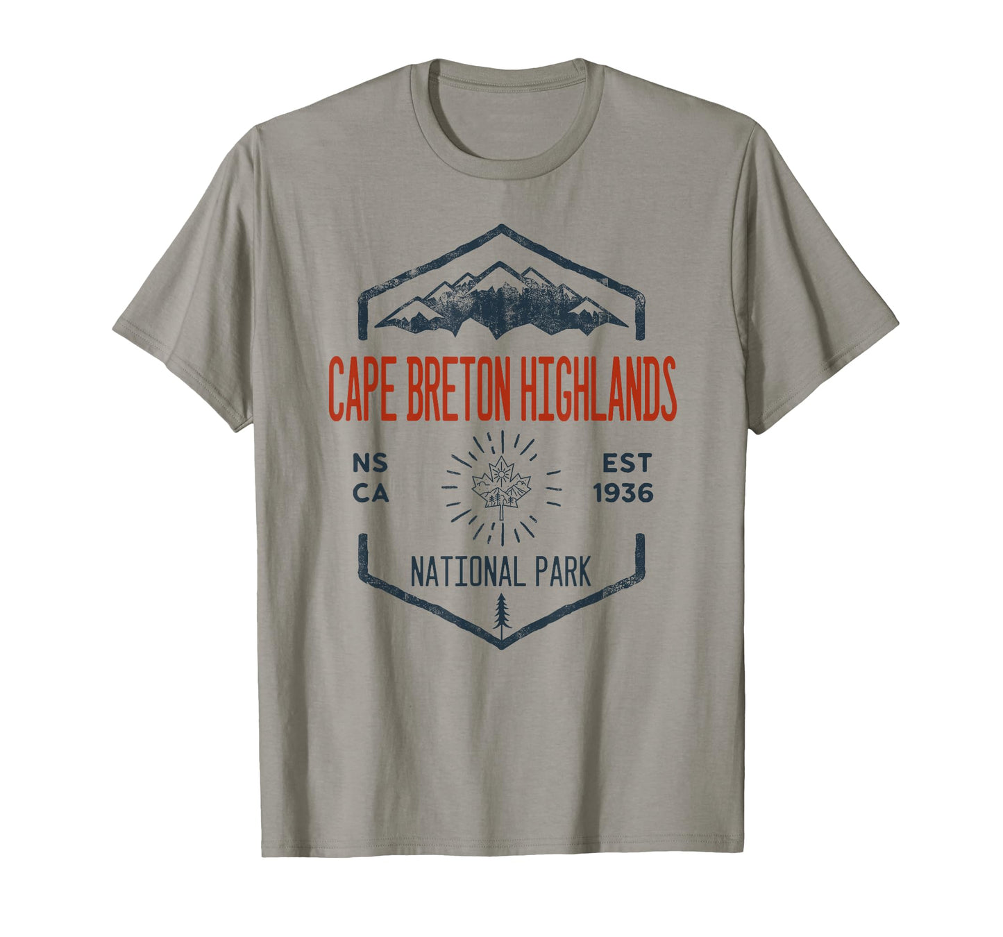 Cape Breton Highlands National Park Canada Vintage T-Shirt