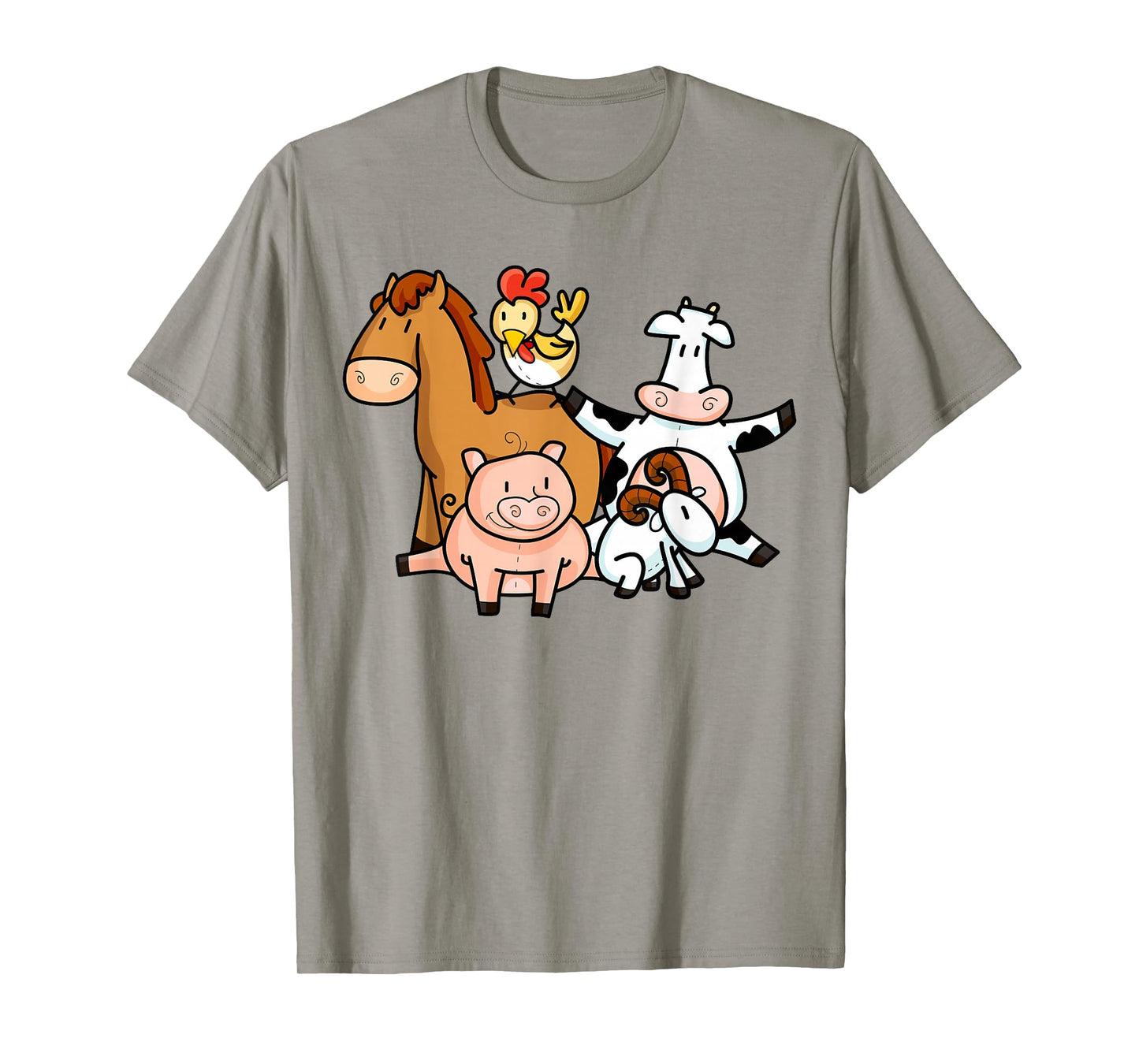 Farmer Animals Children Shirt | Cool Young Barn Animals Gift T-Shirt