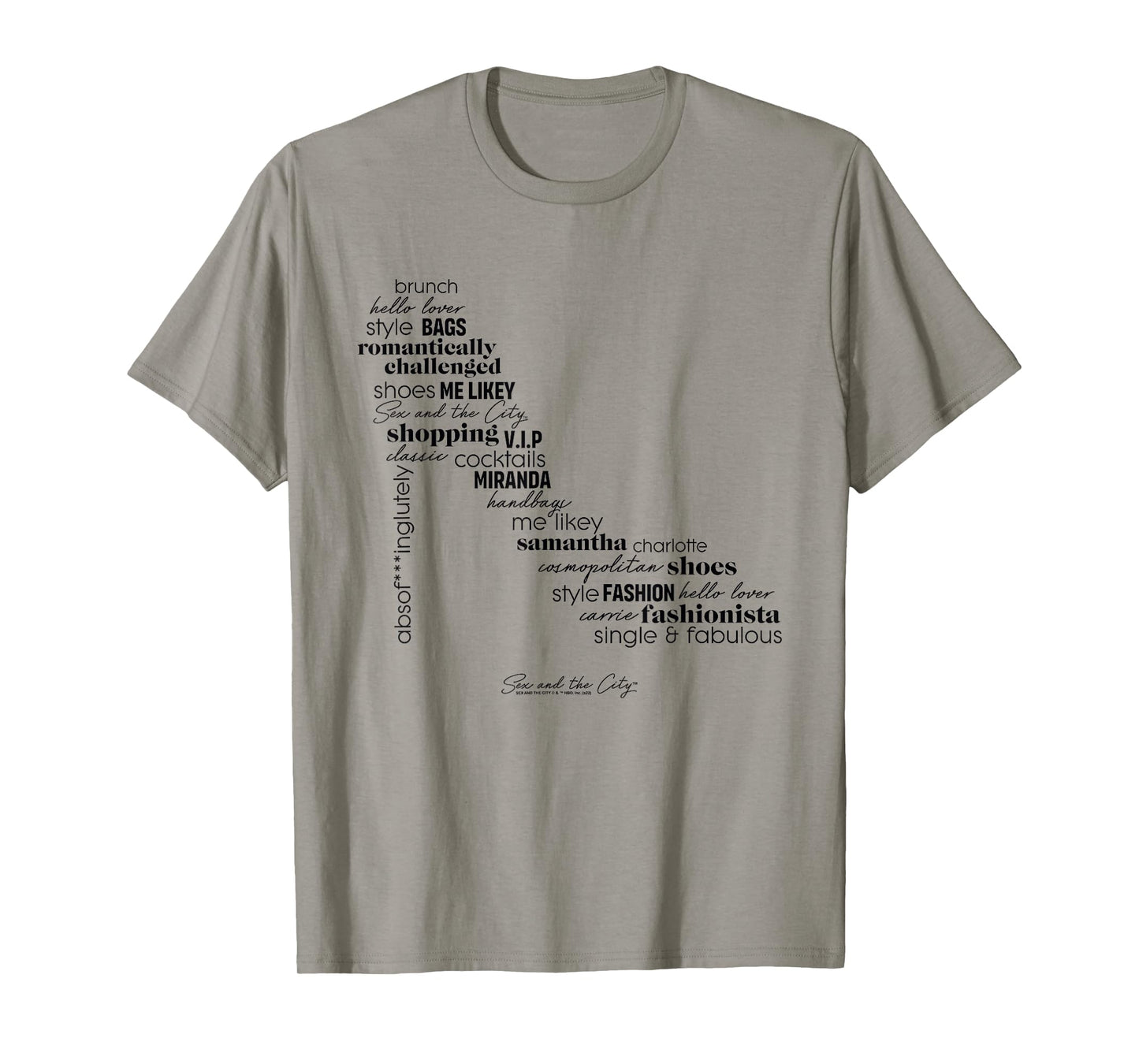 Sex and the City Fabulous Shoe Fashionista T-Shirt