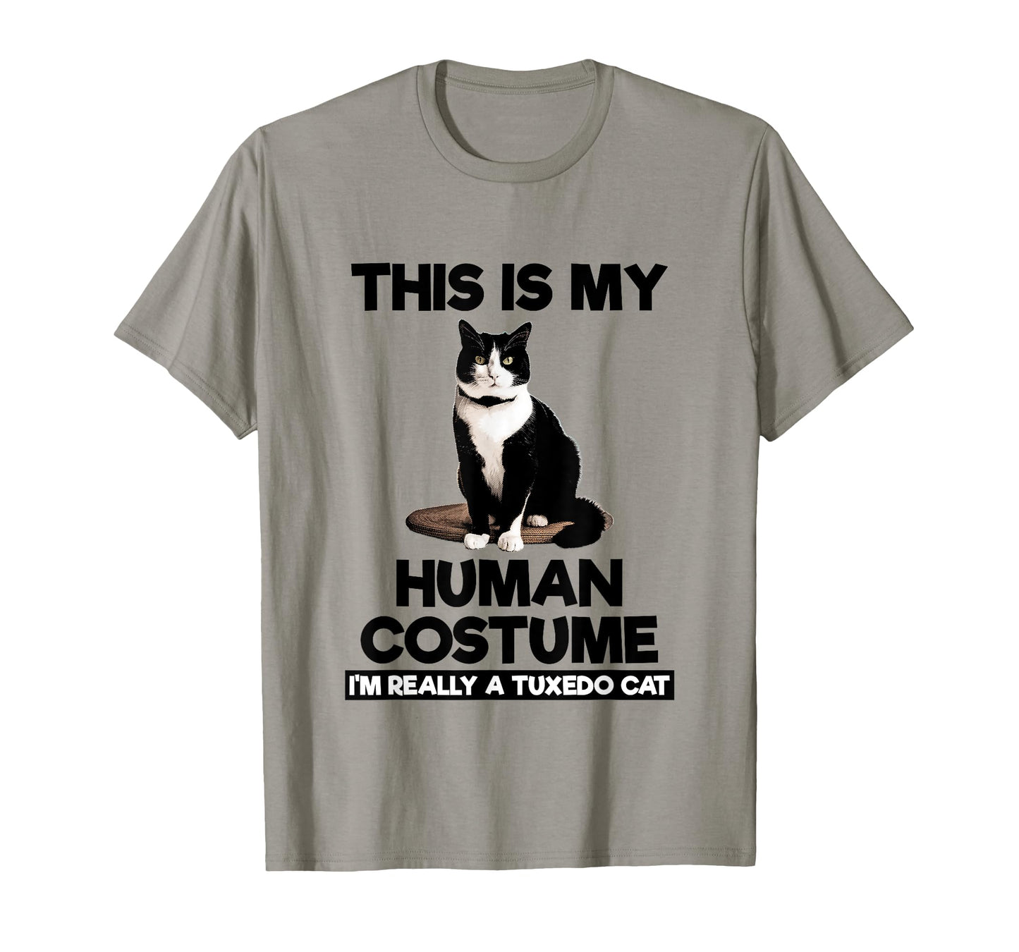 This Is My Human Costume Shirt Funny Tuxedo Cat Kitten Lover T-Shirt
