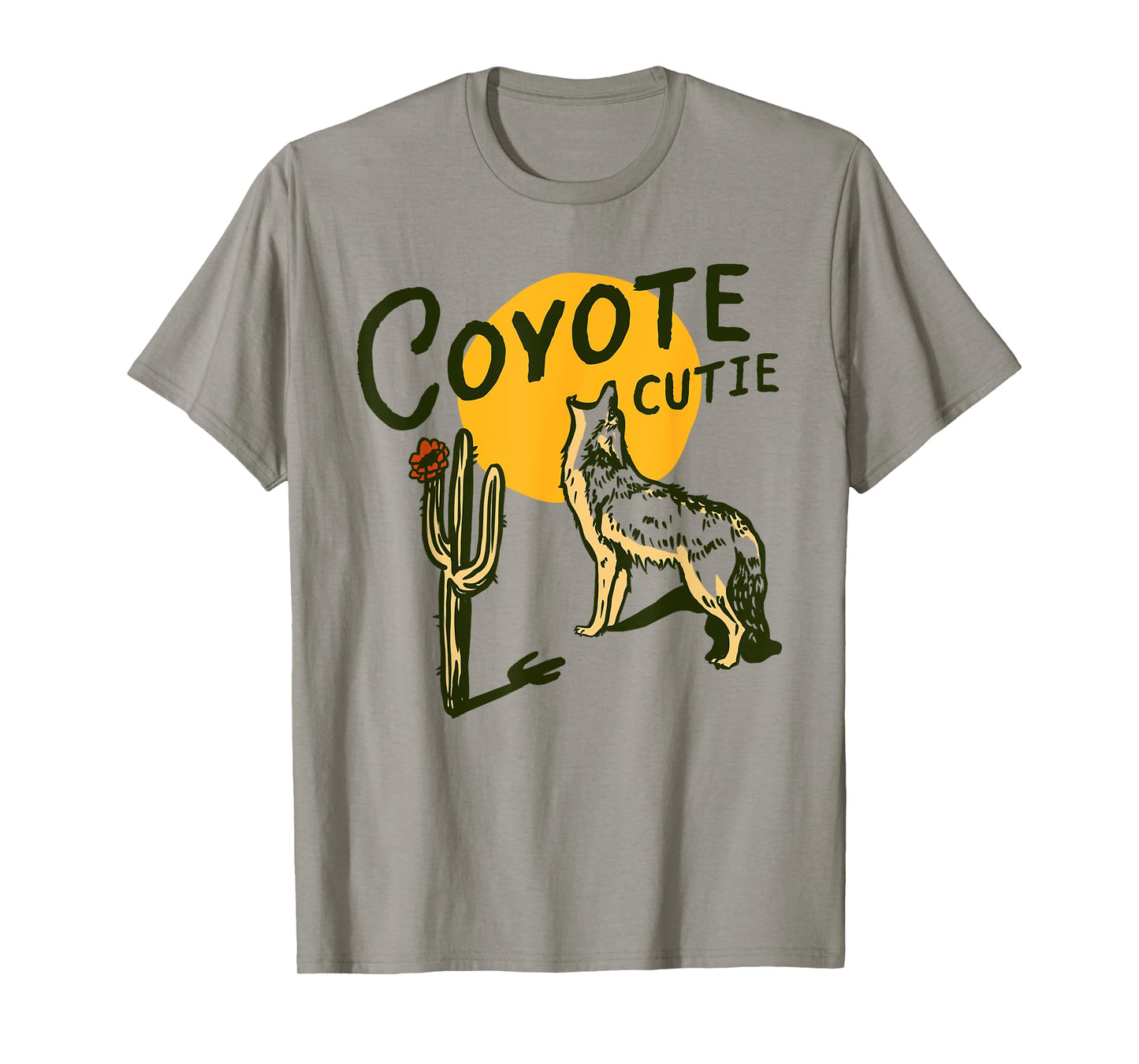 Coyote Cutie: Cute, Adorable Howl At The Moon Wolf Animal T-Shirt