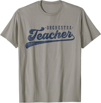 Orchestra Teacher Cute Vintage Graphic Orchestra Teacher T-Shirt