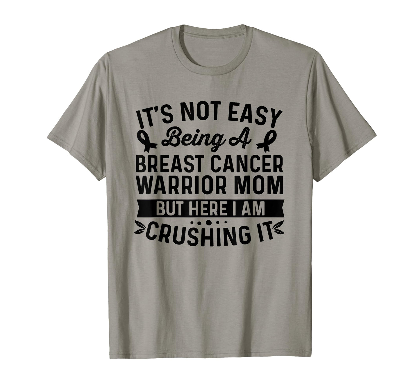 Breast Cancer Warrior Mom Breast Cancer Awareness Wife T-Shirt