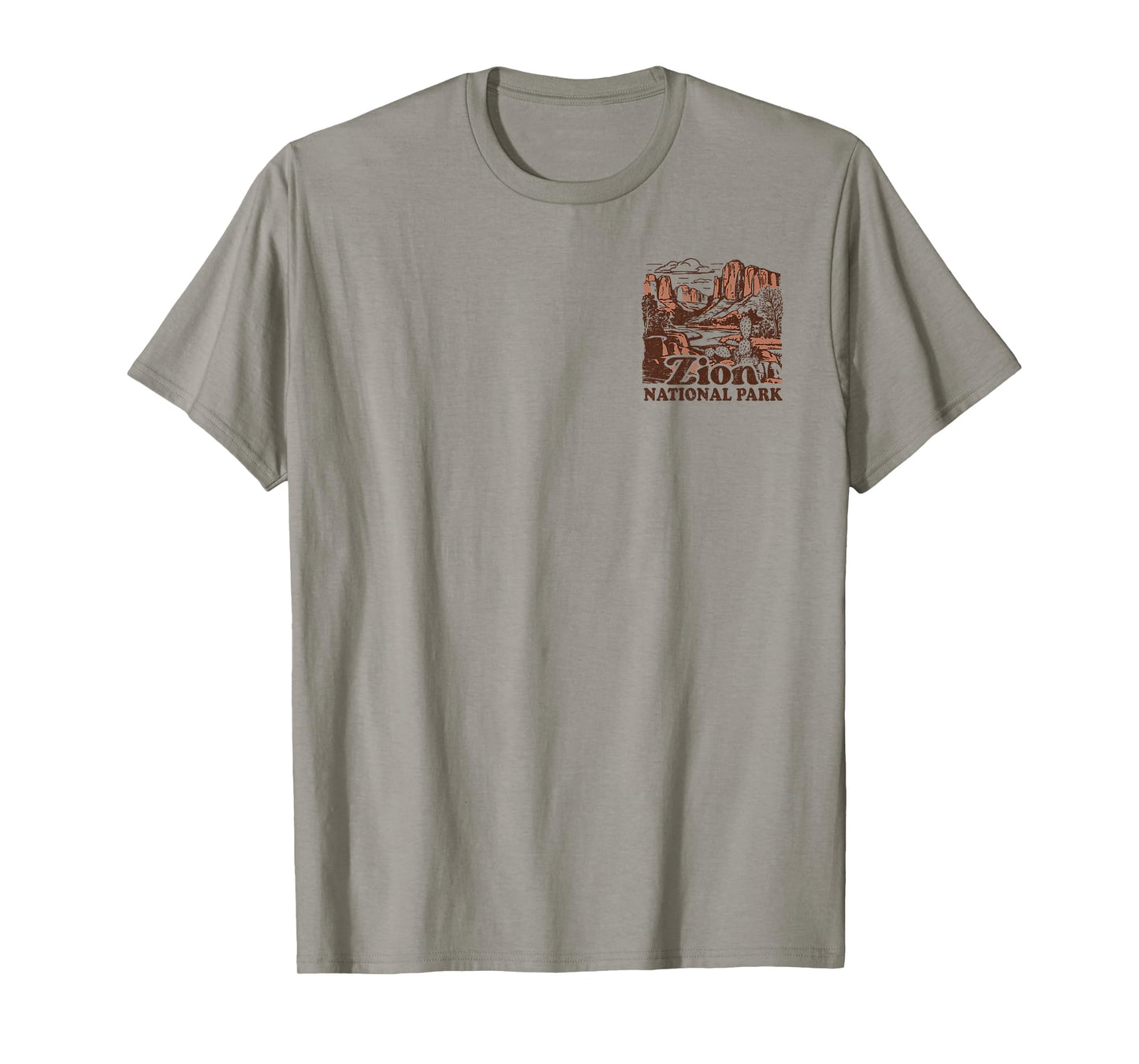 Zion National Park Front and Back T-Shirt