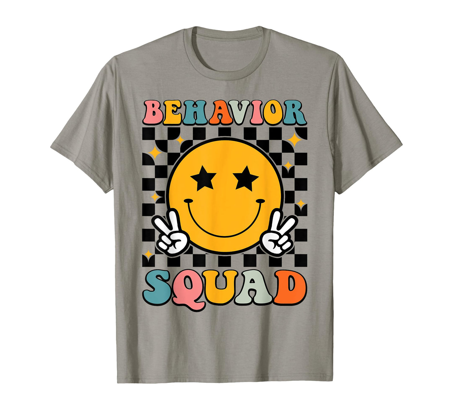 Behavior Squad Specialist Analyst Behavior Teacher Retro T-Shirt