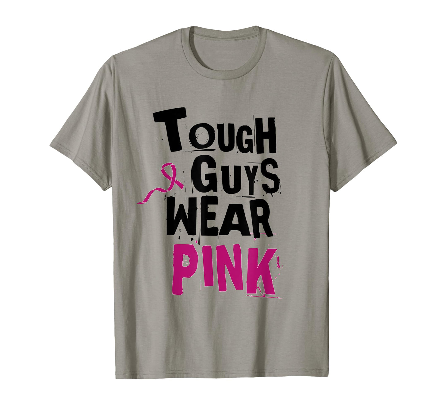 Breast Cancer Awareness Tough Guys Wear Pink mens, keds boys T-Shirt