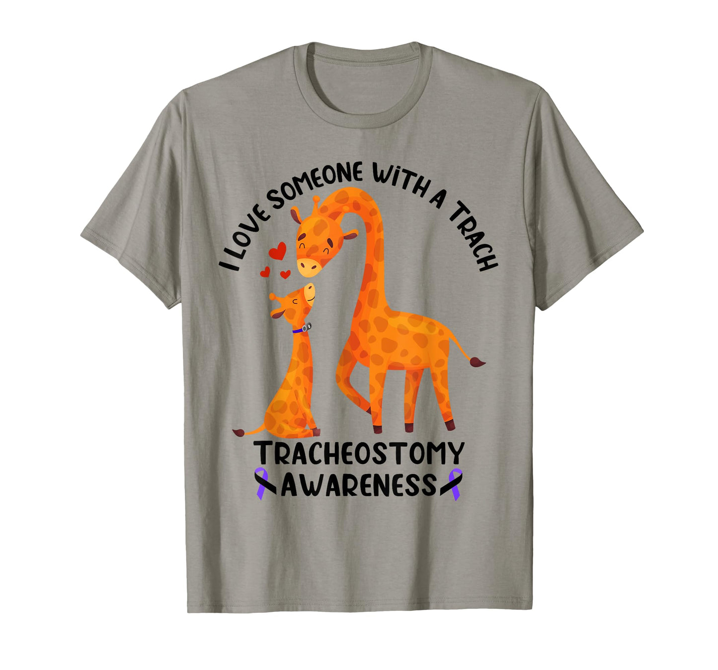 I Love Someone With a Trach Tracheostomy Awareness T-Shirt