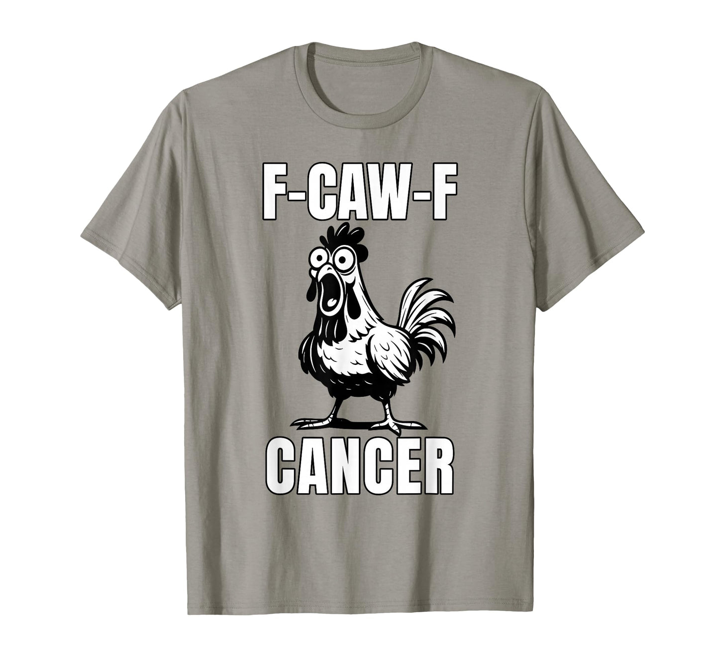F-CAW-F Rooster Chicken Breast Cancer Awareness T-Shirt
