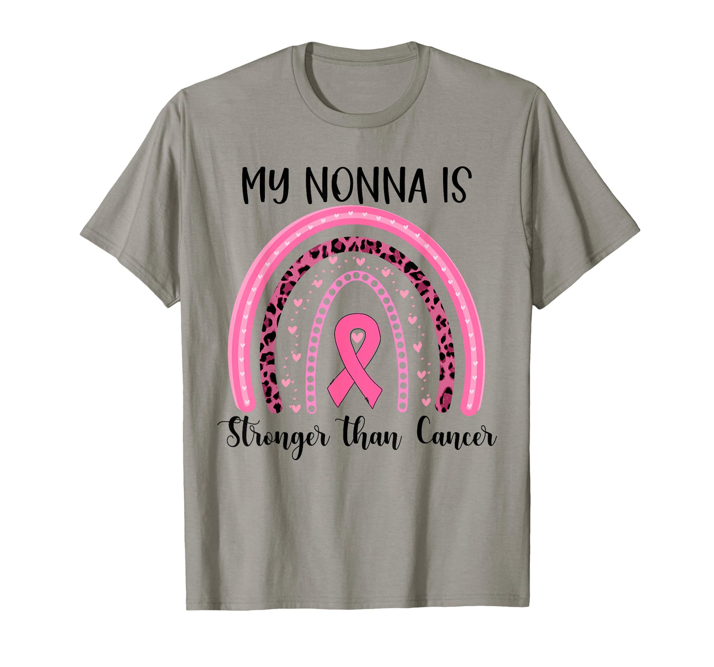 My Nonna is stronger than cancer breast cancer awareness T-Shirt