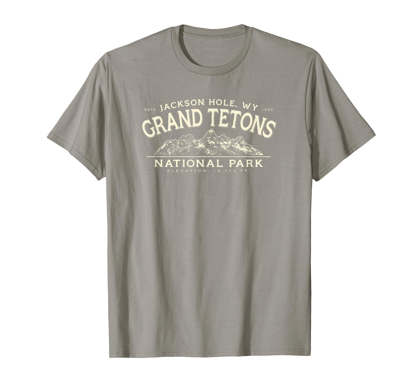 Grand Teton National Park Mountains Graphic T-Shirt