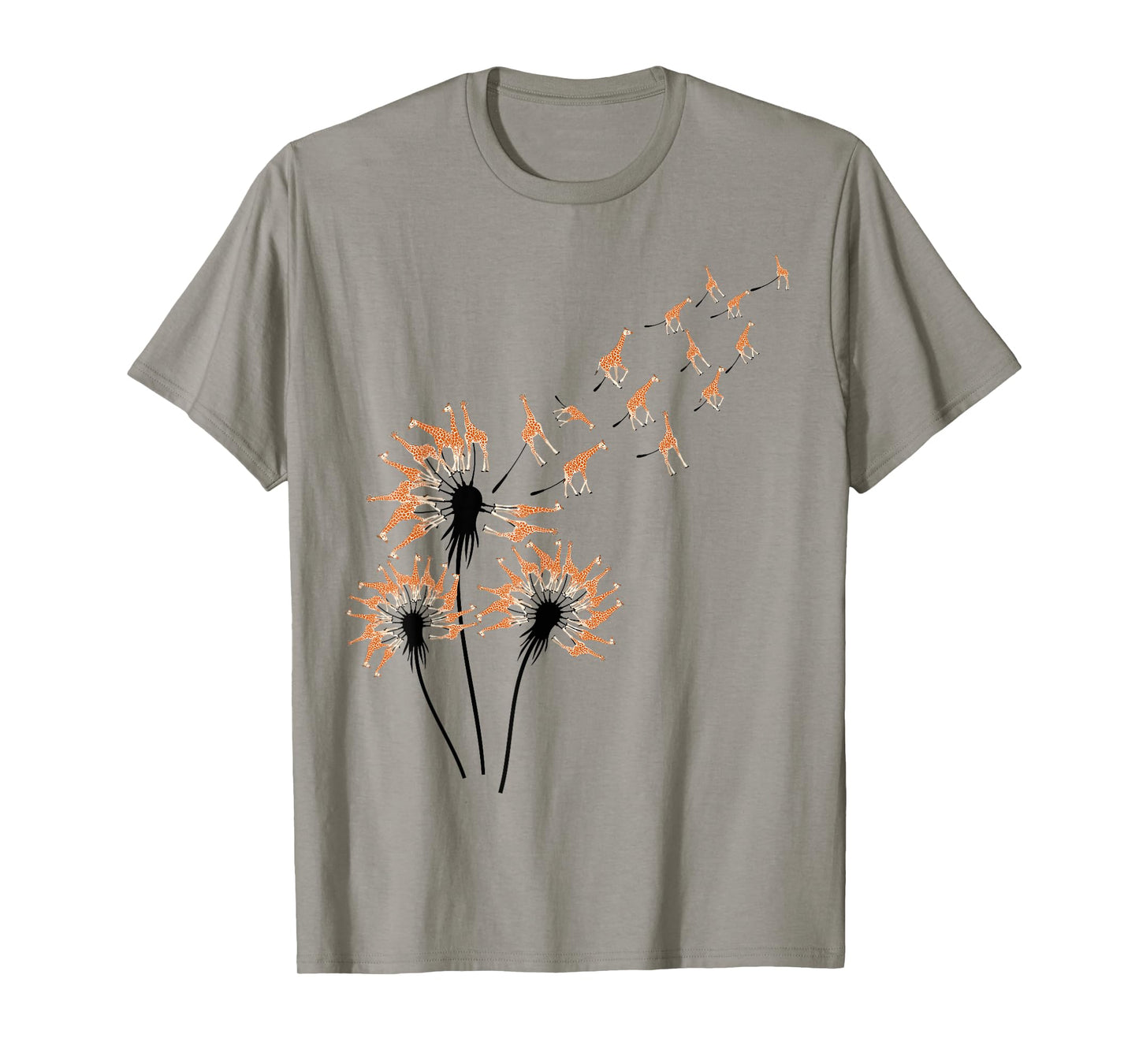 Dandelion Giraffes for Giraffe Lover | Giraffe T-Shirt