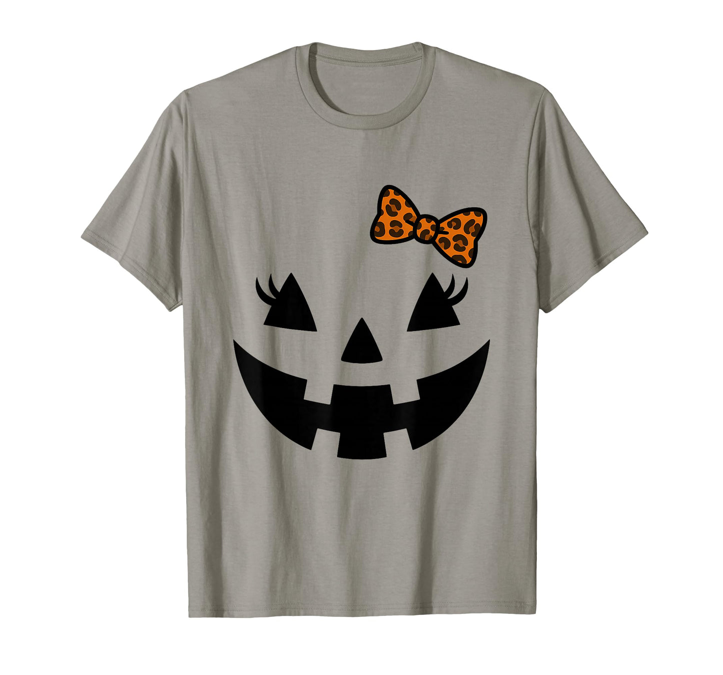 Jack O Lantern Pumpkin Face Coquette Bow Halloween Costume T-Shirt