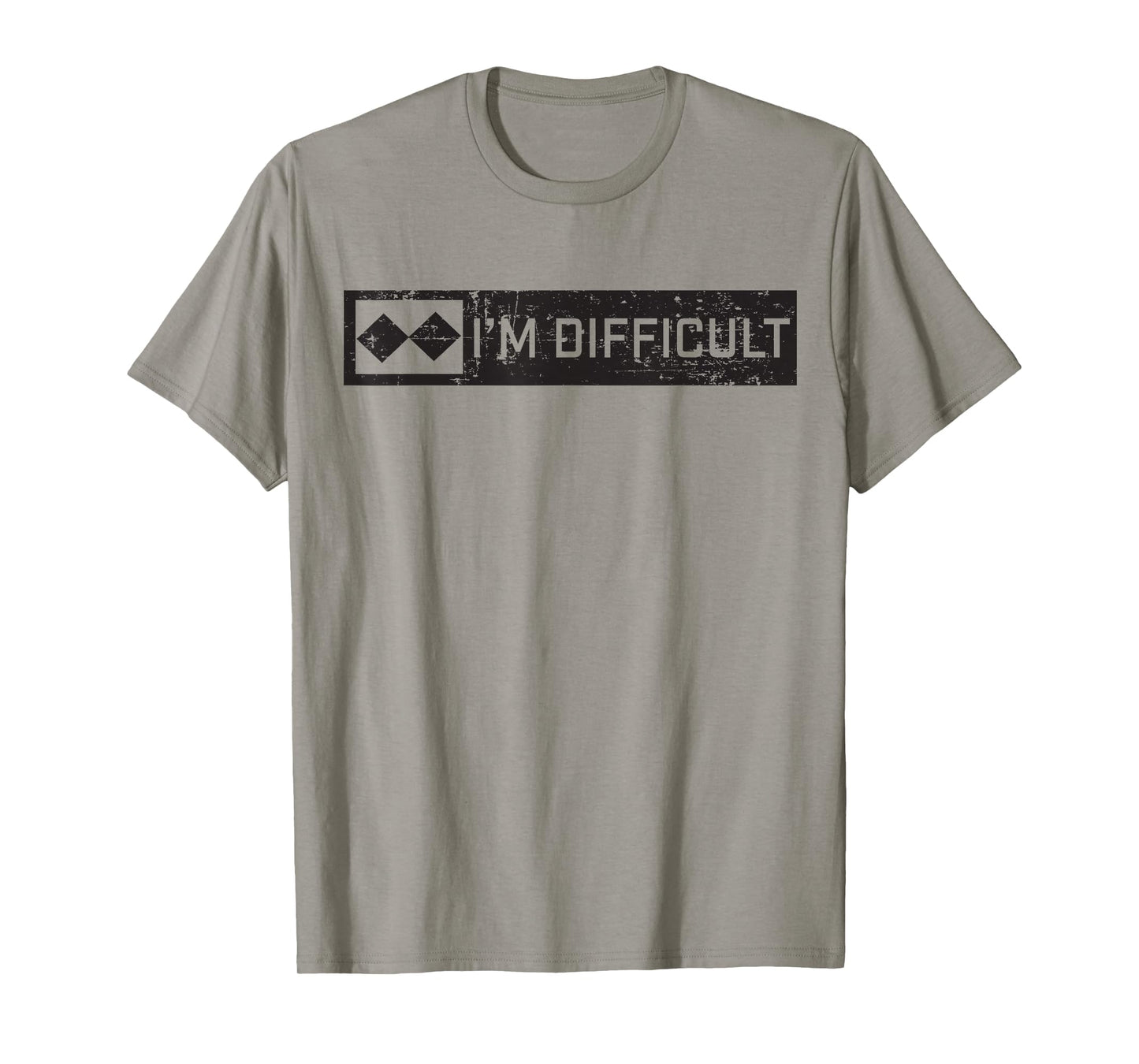 Black Diamond Ski Snowboard Shirt - I'm Difficult T-Shirt