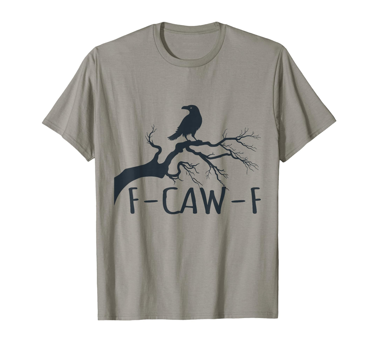 Black Crow F-Caw-F Retro Crow Love T-Shirt