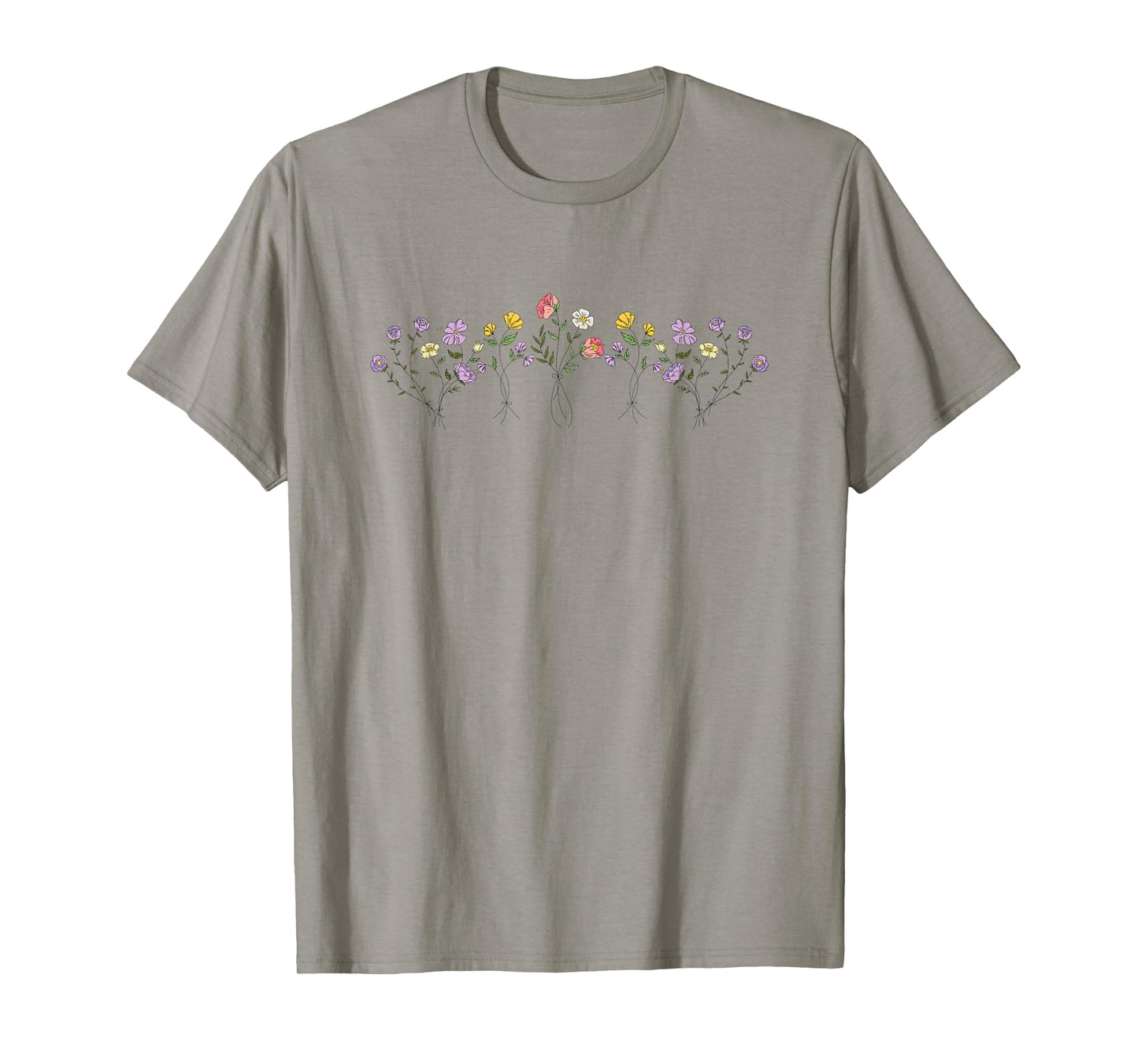 Vintage Inspired Botanical Flower Gardener Naturalist Flower T-Shirt