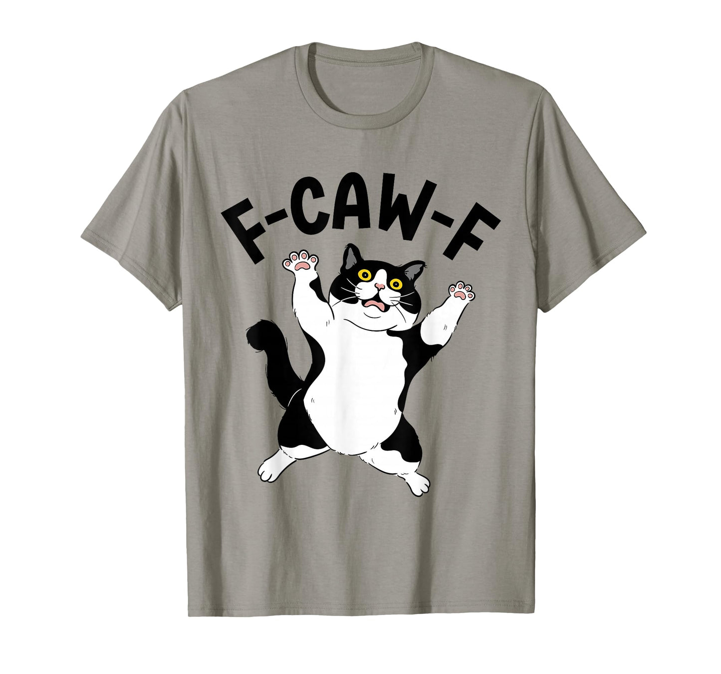 Funny F-Caw-F Cat FCAWF Chicken Crow Meme Funny Humor FCAWF T-Shirt