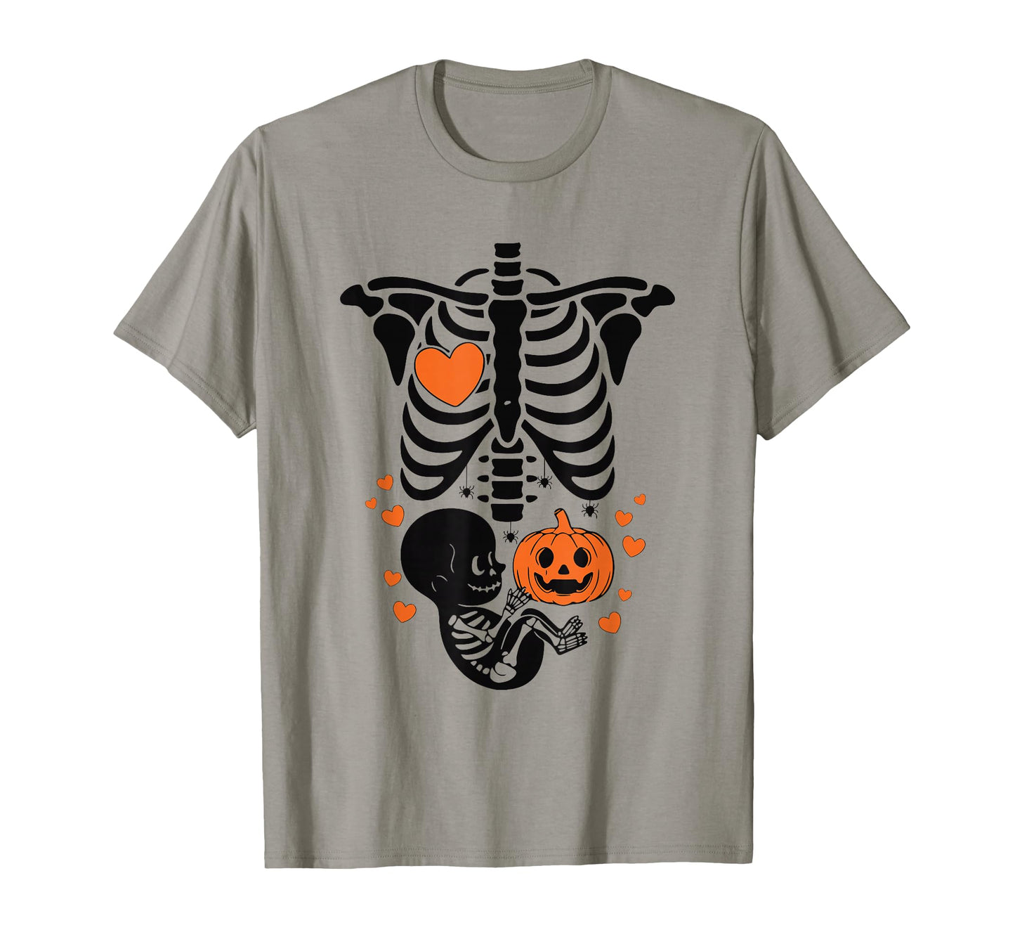 Halloween Baby Skeleton, Spooky X-ray Pregnancy Announcement T-Shirt