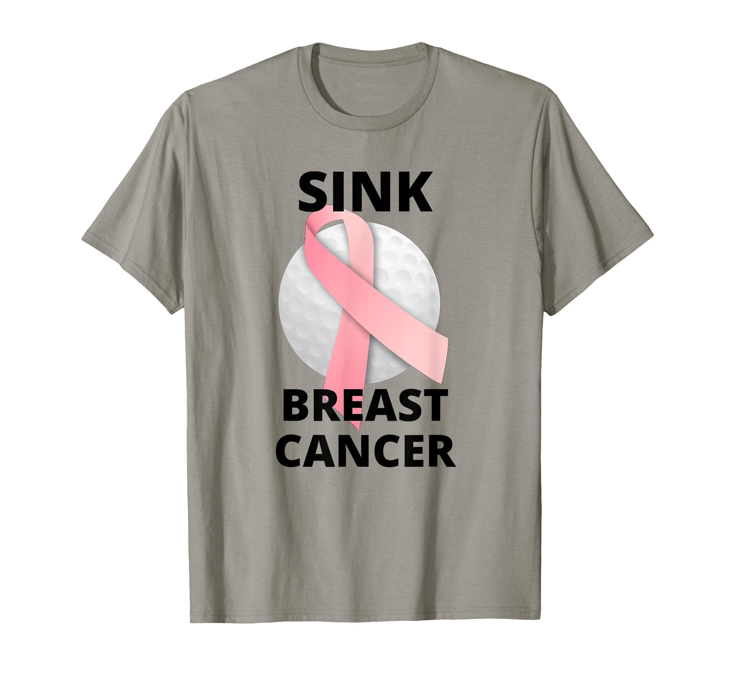 Golf Breast Cancer Awareness T-Shirt