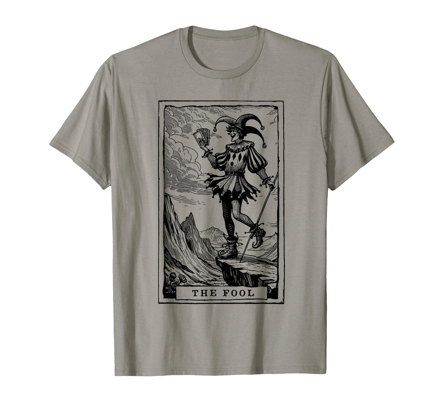Tarot Card Shirt Jester The Fool Major Arcana Tarot Card T-Shirt