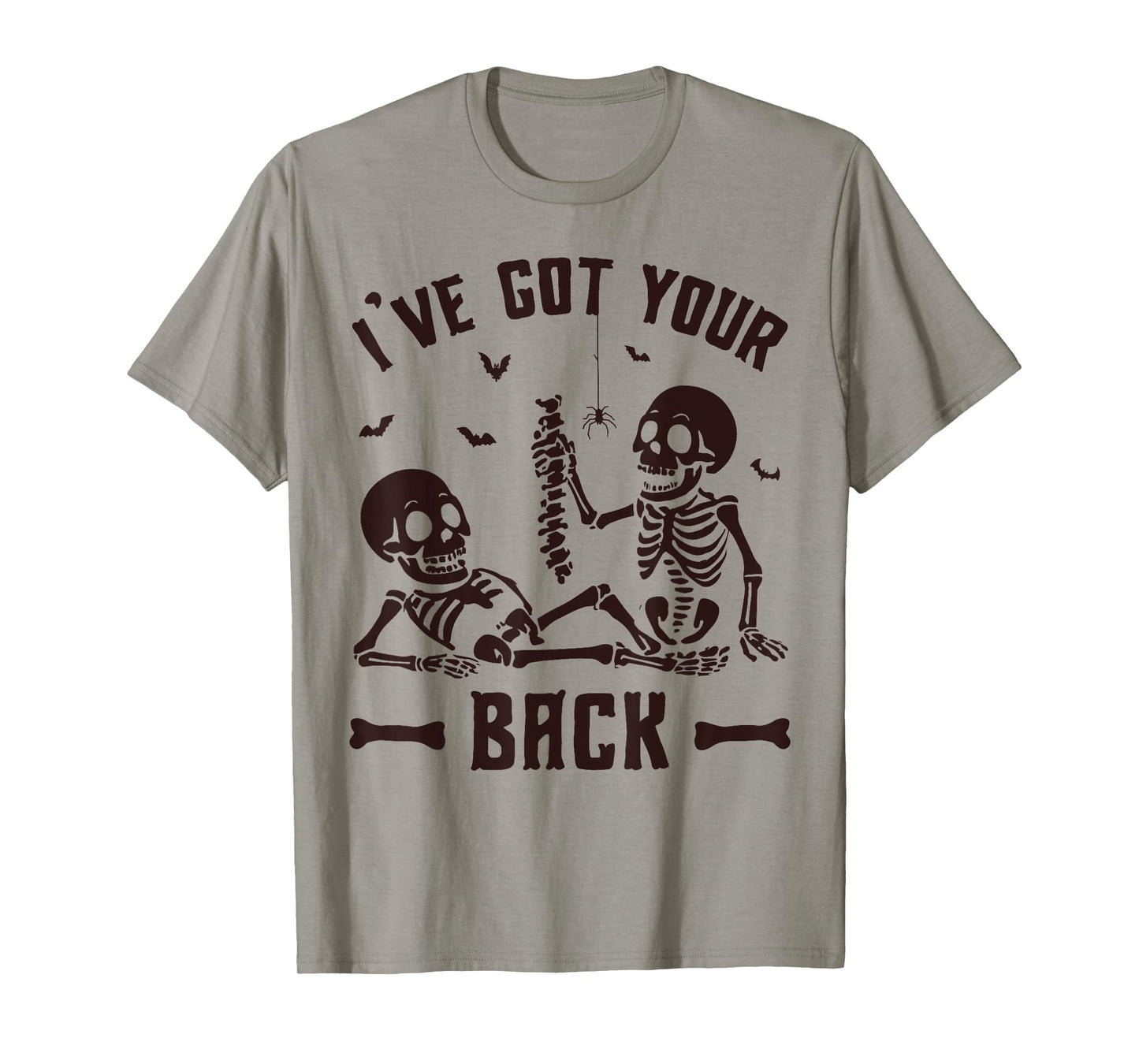 Spooky Skeleton Spine Halloween Iβve Got Your Back Fun Humor T-Shirt