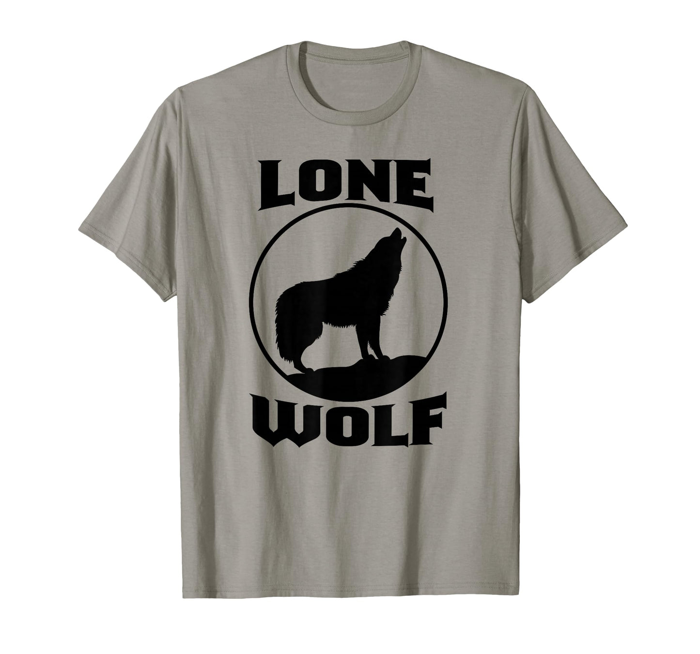 Howling Lone Wolf on Moon T-Shirt Nature Wildlife new tee T-Shirt
